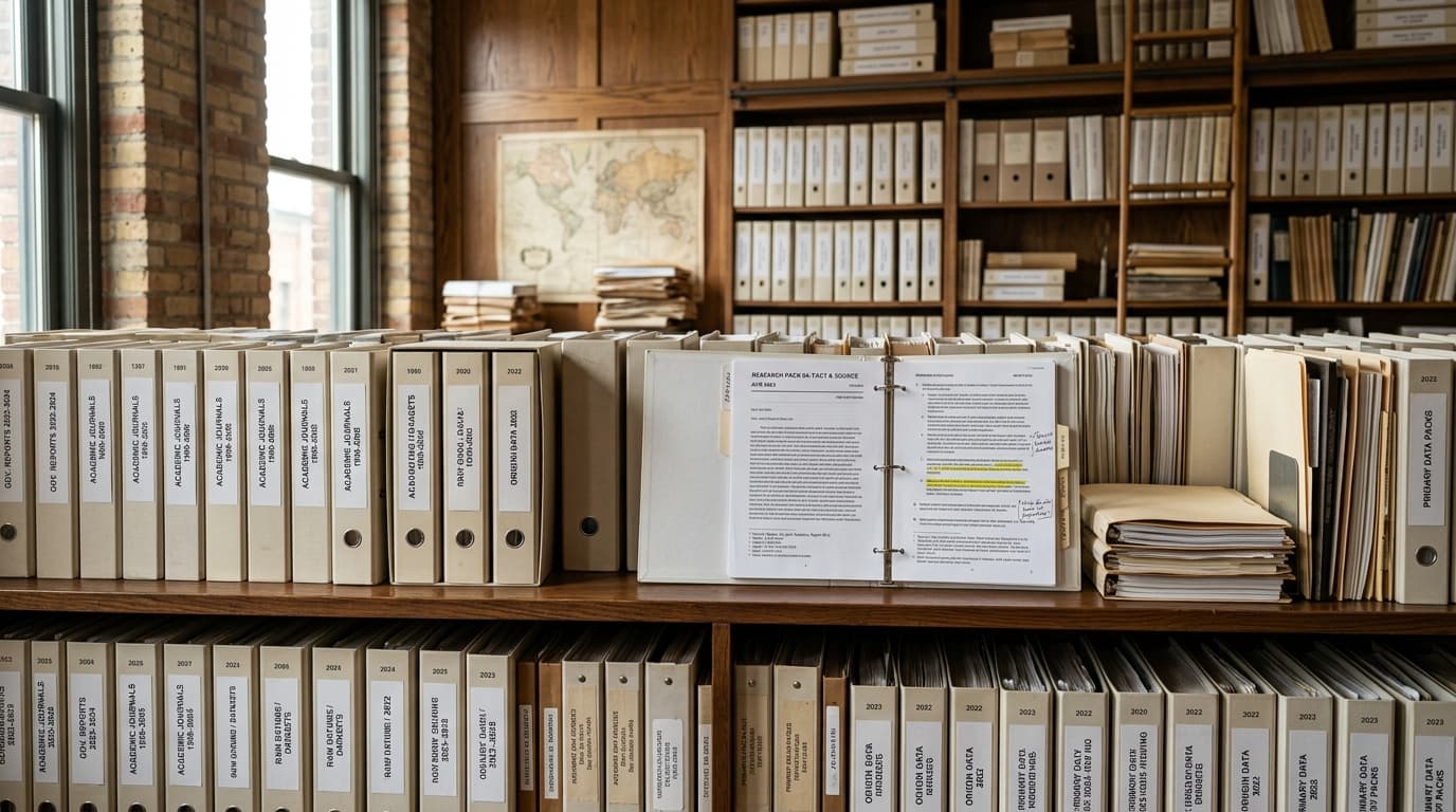 What should I know about primary-source research packs?